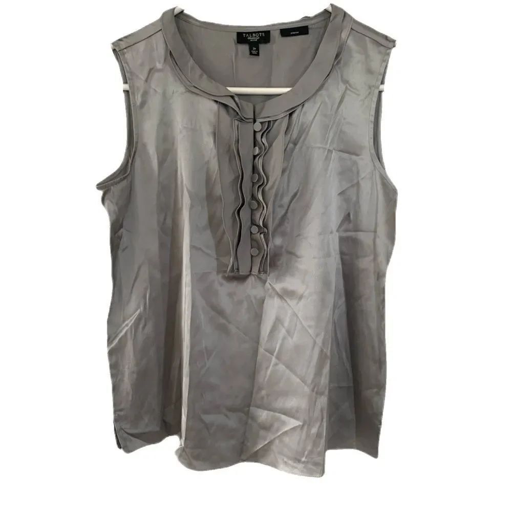 Talbot silk sleeveless blouse